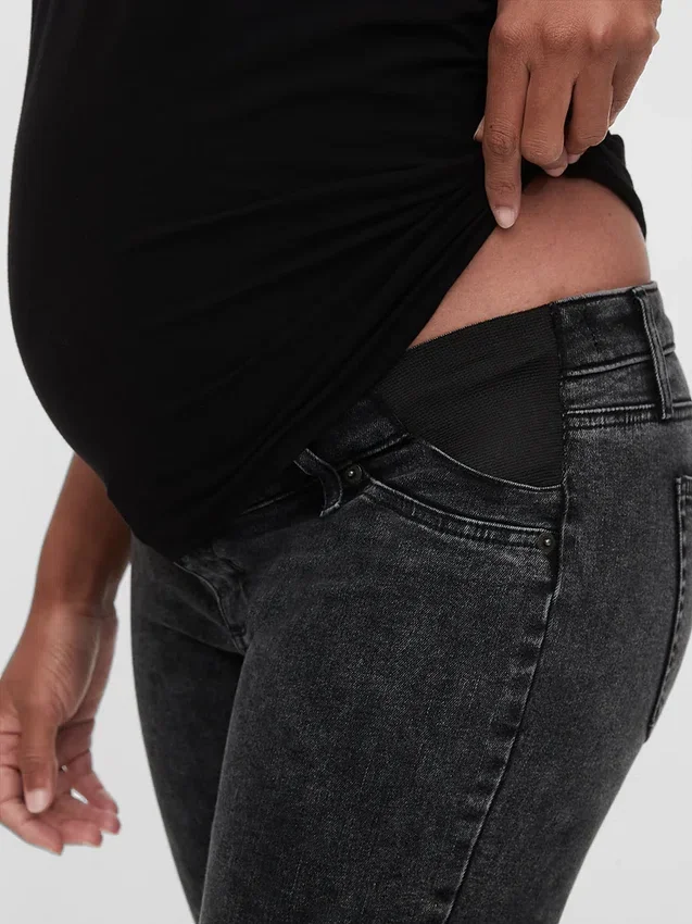 Skinny-jeans met inzetstuk voor zwangerschapskleding