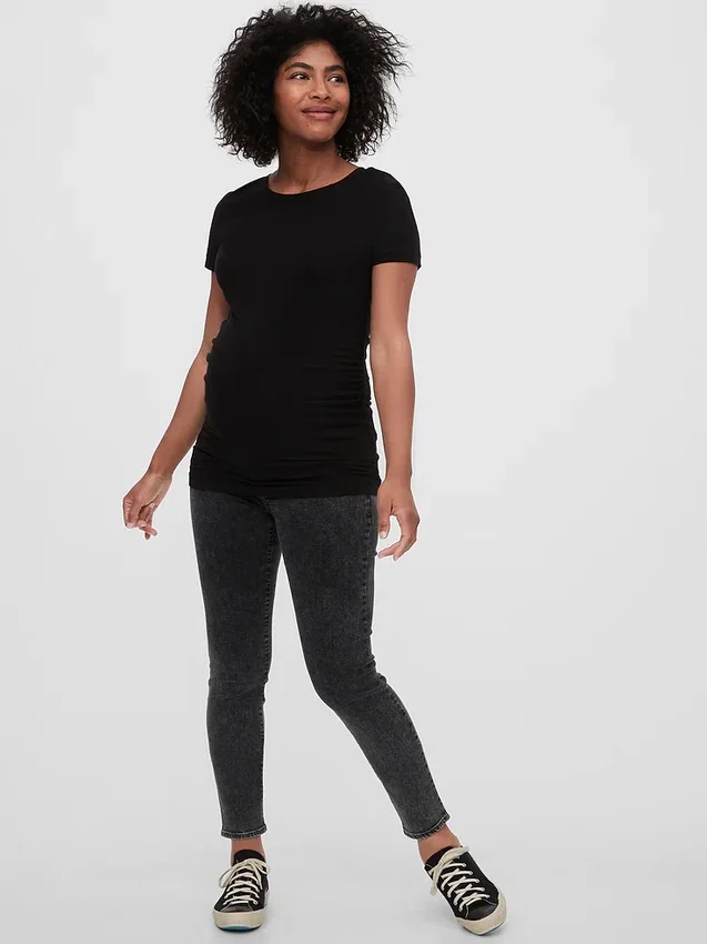Skinny-jeans met inzetstuk voor zwangerschapskleding