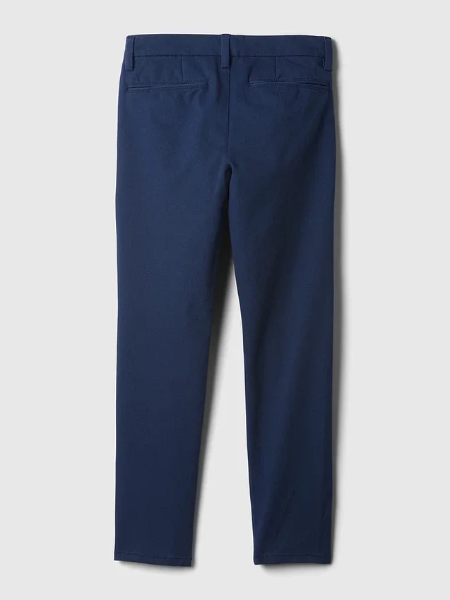Skinny kaki-uniformbroek voor kinderen