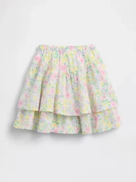 Skort met dubbele ruches voor Baby & Peuter