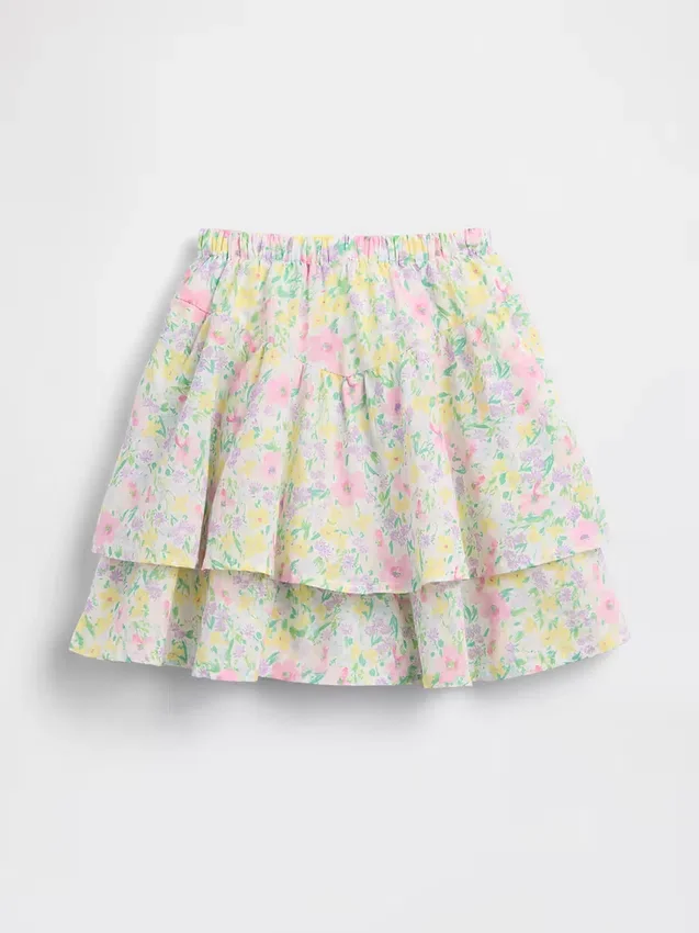 Skort met dubbele ruches voor Baby & Peuter
