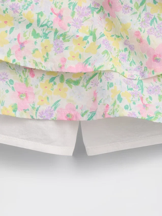 Skort met dubbele ruches voor Baby & Peuter