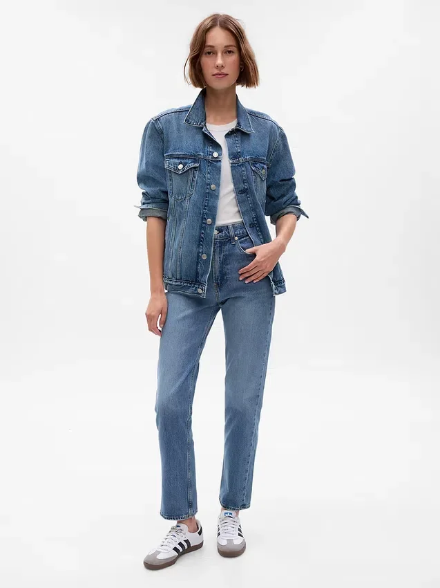 Sky High-Jeans met rechte pijpen