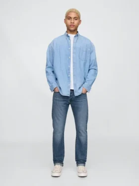 Slanke selvedge-Jeans