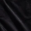 Slim straight broek met lage taille van fluweel in jaren '90-stijl