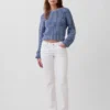 Slim straight-Jeans met lage taille in jaren '90-stijl