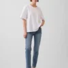 Slim straight-Jeans met lage taille in jaren '90-stijl