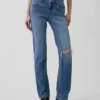 Slim straight-Jeans met lage taille in jaren '90-stijl