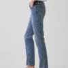 Slim straight-Jeans met lage taille in jaren '90-stijl