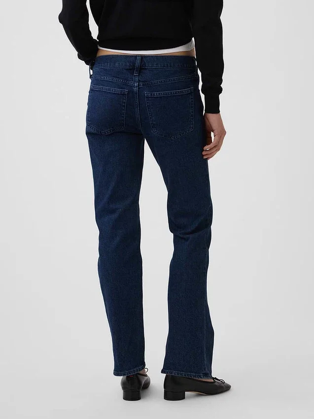 Slim straight-Jeans met lage taille in jaren '90-stijl