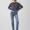 Slim straight-Jeans met lage taille in jaren '90-stijl