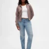 Slim straight-Jeans met lage taille in jaren '90-stijl
