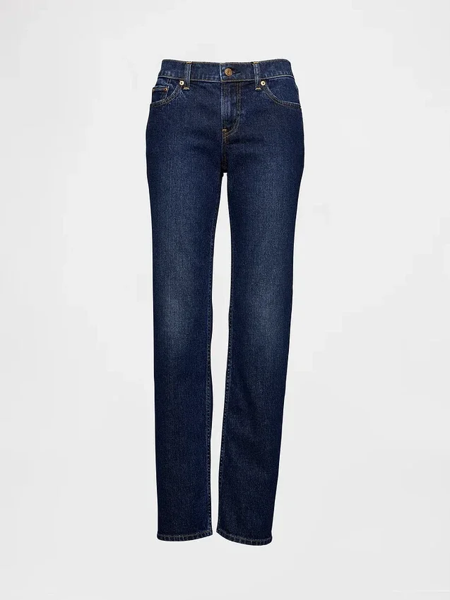 Slim straight-Jeans met lage taille in jaren '90-stijl