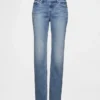 Slim straight-Jeans met lage taille in jaren '90-stijl