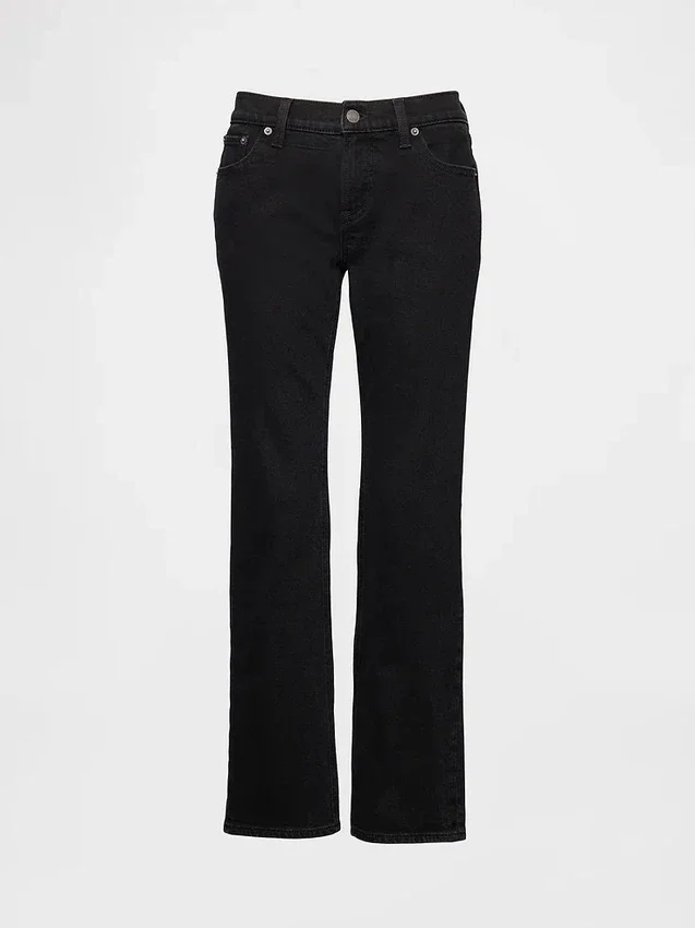 Slim straight-Jeans met lage taille in jaren '90-stijl