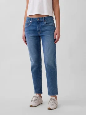 Slim Taper-Jeans met middelhoge taille