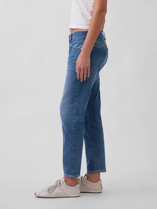 Slim Taper-Jeans met middelhoge taille