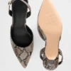 Slingback-schoenen met kittenhak