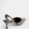 Slingback-schoenen met kittenhak