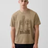 Snoopy Mojave T-shirt met print in relaxte pasvorm