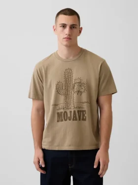 Snoopy Mojave T-shirt met print in relaxte pasvorm