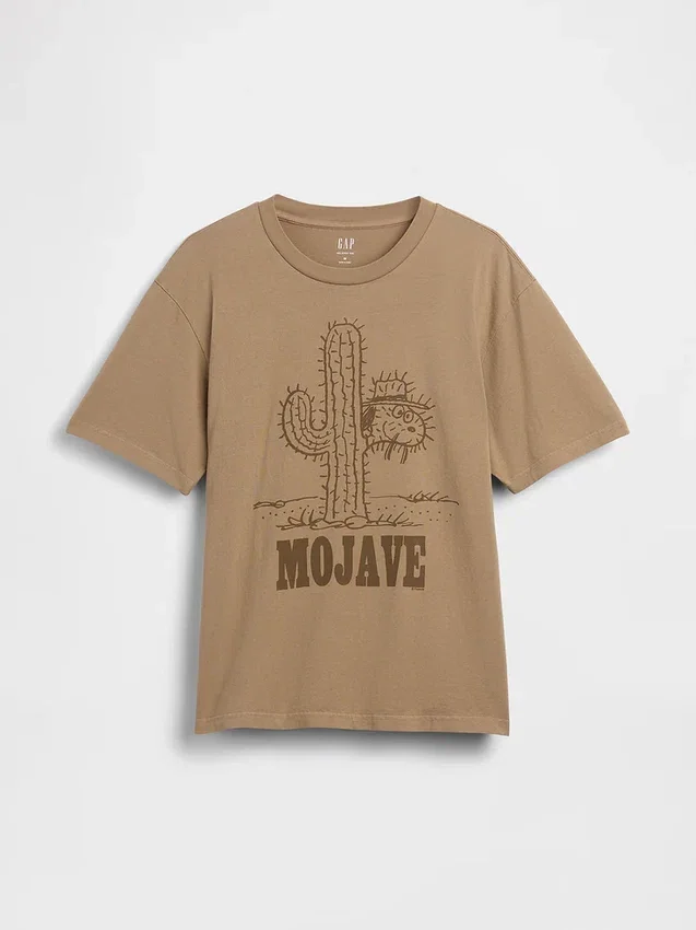 Snoopy Mojave T-shirt met print in relaxte pasvorm