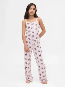 Snoopy-pyjamaset met gerecyclede tanktop voor kinderen