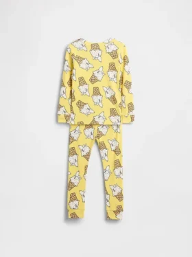 Snoopy-pyjamaset van biologisch geborsteld katoen voor Baby & Peuter