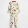 Snoopy-pyjamaset van biologisch geborsteld katoen voor Baby & Peuter