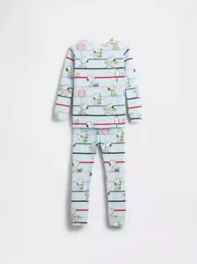 Snoopy-pyjamaset van biologisch geborsteld katoen voor Baby & Peuter