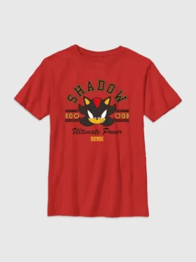 Sonic the Hedgehog-T-shirt met schaduwprint voor kinderen