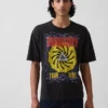 Soundgarden T-shirt met print, zwaar, cropped