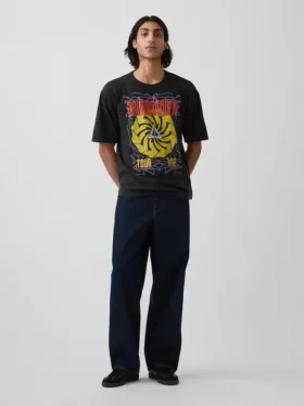 Soundgarden T-shirt met print, zwaar, cropped