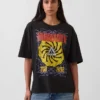Soundgarden T-shirt met print, zwaar, cropped