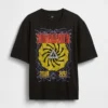 Soundgarden T-shirt met print, zwaar, cropped