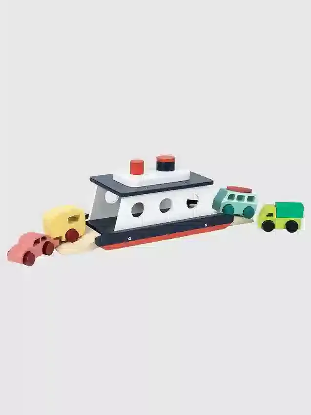 Speelgoedautoveerboot
