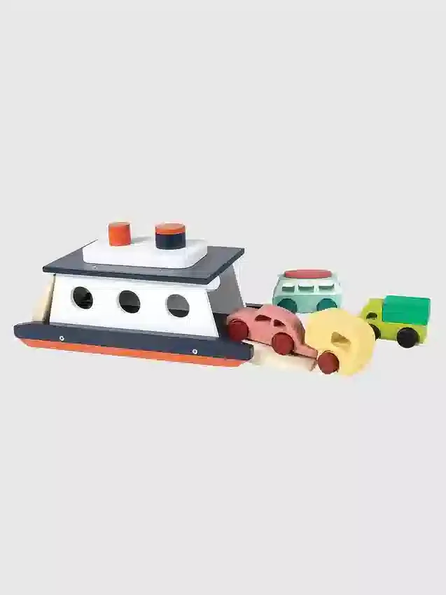 Speelgoedautoveerboot