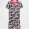 Spider-Man pyjama-set met korte broeken voor kinderen van biologisch geborsteld katoen