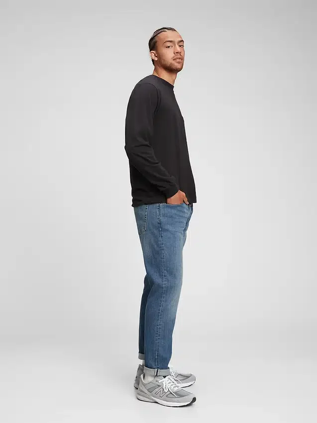 Sportieve tapered jeans