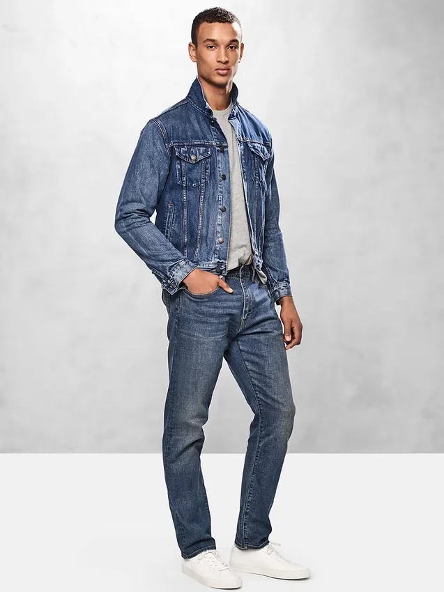Sportieve tapered jeans