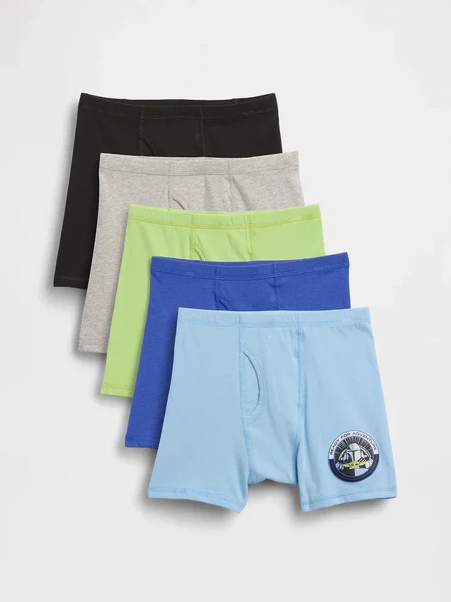 Star Wars-boxershorts van biologisch stretchkatoen voor kinderen (5-pack)