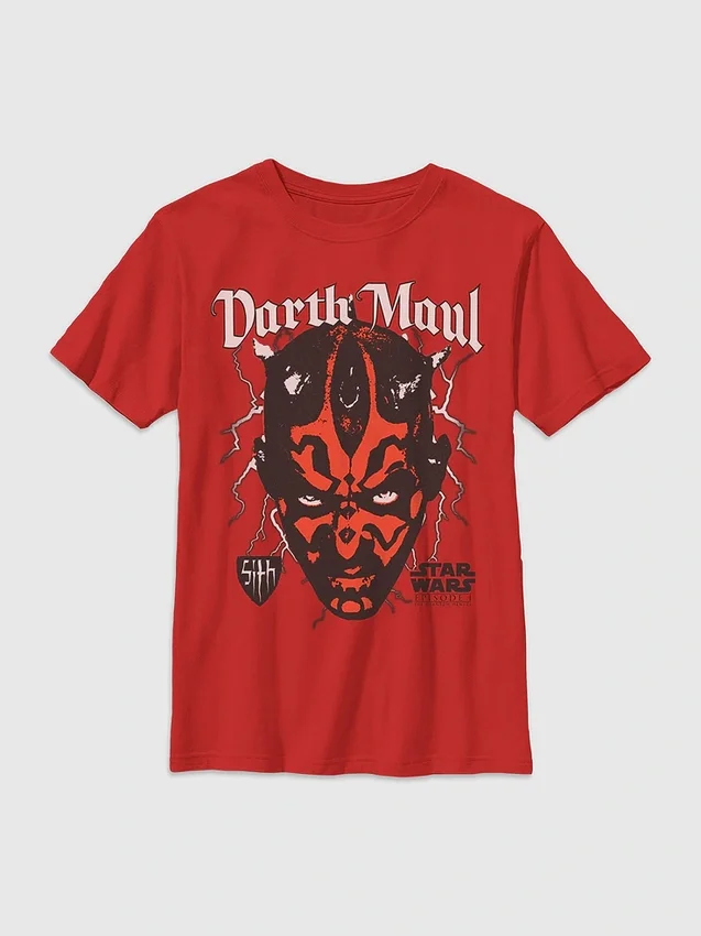 Star Wars Darth Maul-T-shirt met print voor kinderen