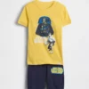 Star Wars-pyjama-set met korte broeken voor kinderen van biologisch geborsteld katoen