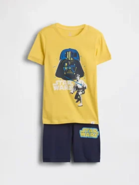 Star Wars-pyjama-set met korte broeken voor kinderen van biologisch geborsteld katoen