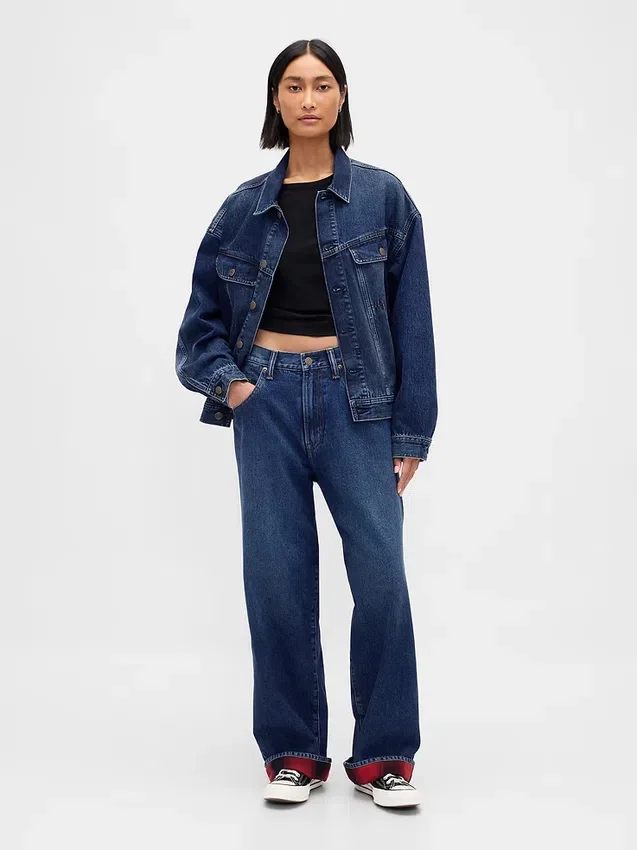 Stranger Things extra wijde Jeans voor volwassenen met flanellen voering
