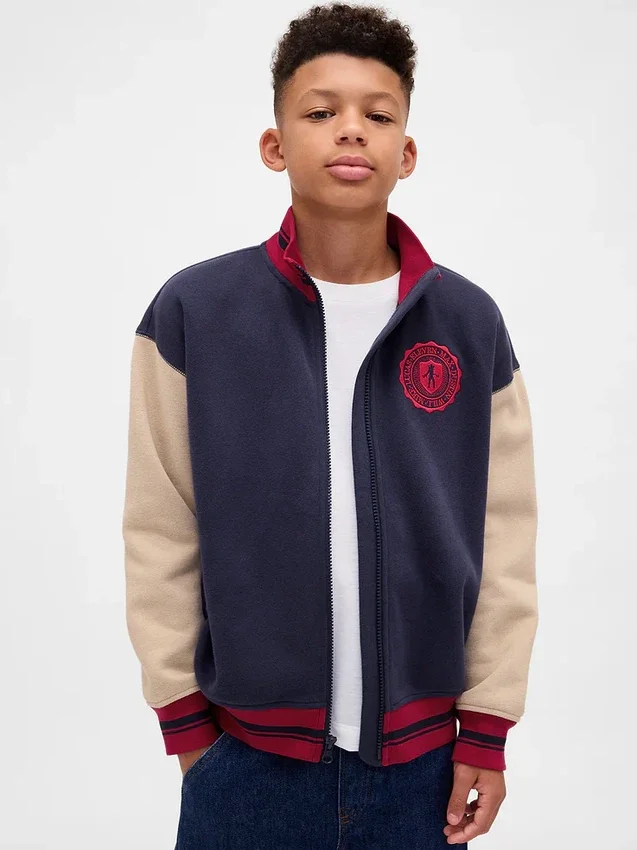 Stranger Things kinder-Vintagesoft varsity-sweatshirt