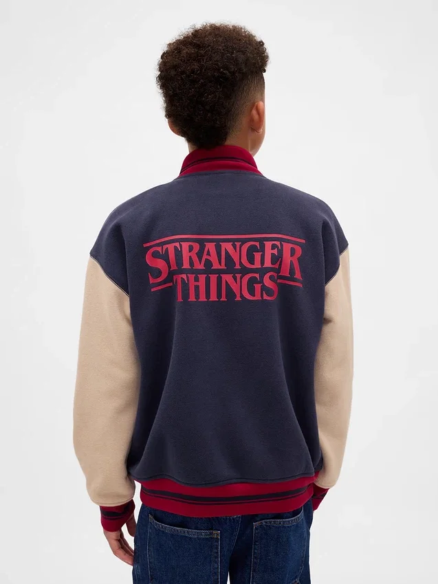 Stranger Things kinder-Vintagesoft varsity-sweatshirt