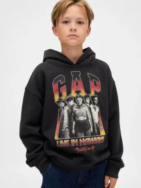 Stranger Things kinderhoodie met Vintagesoft-print