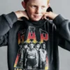 Stranger Things kinderhoodie met Vintagesoft-print