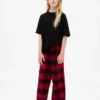 Stranger Things kinderpyjama-broek van gerecycled flanel